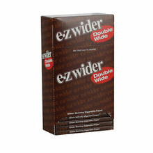 E-Z WIDER DOUBLE WIDE ROLLING PAPERS, 24 BOOKLETS BOX