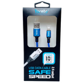 Iphone USB Charge & Sync Cable, 10 Feet, (Brand: Toreto) Blue