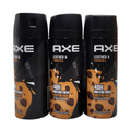 Axe Leather & Cookies Deodorant Body Spray for Men, 150ml (Pack of 3)