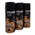 Axe Leather & Cookies Deodorant Body Spray for Men, 150ml (Pack of 3)