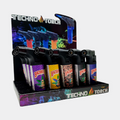TECHNO TORCH Lighters 15ct/ Display Item Code #8