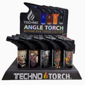 TECHNO TORCH LIGHTERS 15CT/ DISPLAY ITEM #1