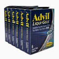 Advil Liqui-Gels 200mg, 6 Liquid Filled Capsules per Pack, 6 Trial Packs-Exp. Date:12/2024
