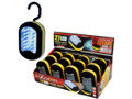 27 LED Work Light 12 Piece Display Set. Batteries included, Assorted colors.