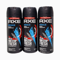 Axe -Adrenalin- Deodorant Body Spray, 150ml. Pack of 3
