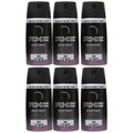 Axe BLACK NIGHT Deodorant + Body Spray, 150ml (Pack of 6)