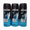 Axe -Ice Chill- Deodorant + Body Spray, 150ml. Pack of 3