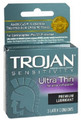 TROJAN Ultra Thin Premium Lubricant GREY -6 Pack, 3 Ct. Each Box.