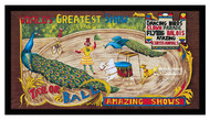 World's Greatest Show - Vintage Circus Poster - Framed Art Print