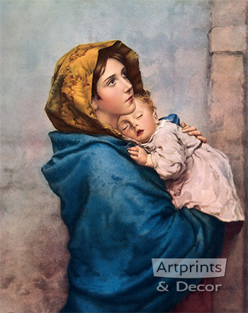 Madonna of the Streets - Oil Painting Reproduction - Art Print