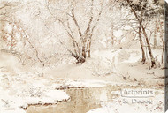 Winter Stream by Walter Launt Palmer - Stretched Canvas Art Print
