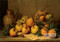 Still Life of Fruit by Giuseppe Falchetti - Framed Art Print