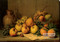 Still Life of Fruit by Giuseppe Falchetti - Stretched Canvas Art Print