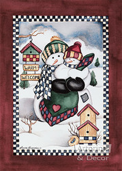 Winter Welcome by Laurie Korsgaden - Art Print