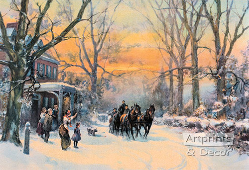 Home Coming by Frank F. English - Framed Art Print