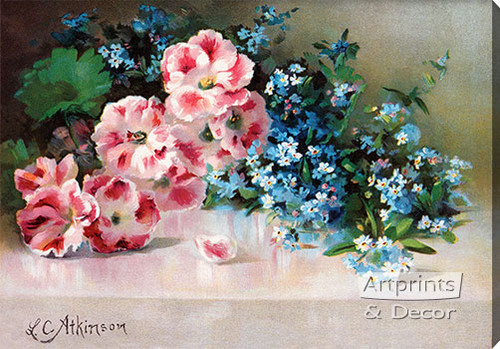 Spring Accents by L.C. Atkinson - Stretched Canvas Art Print