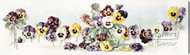 Bouquet of Pansies by Heinmüller - Stretched Canvas Art Print