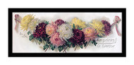Bouquet of Chrysanthemums - Framed Art Print