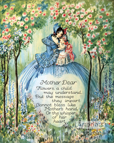 Mother Dear by Mary Gold - Framed Art Print