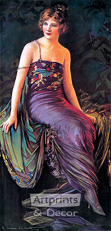 Diana by C. Allen Gilbert - Framed Art Print
