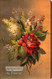 Damask Rose & Lilacs by Raoul de Longpre - Stretched Canvas Art Print