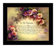To My Mother - Framed Art Print