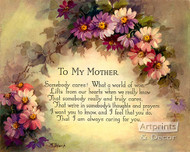To My Mother - Art Print