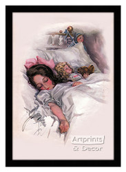 Asleep - Framed Art Print