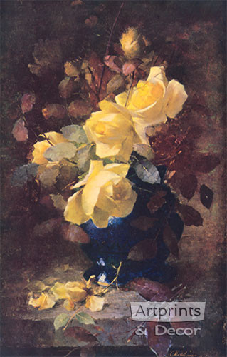 Roses by Frans Mortelmans - Art Print