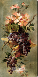 Vineyard Floral by G. Lynch - Stretched Canvas Art Print