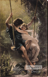 Springtime by Pierre Auguste Cot - Stretched Canvas Art Print