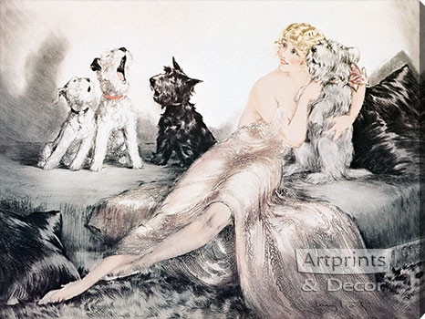 Perfect Harmony by Louis Icart - Stretched Canvas Art Print