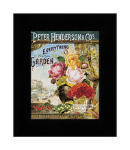 Peter Henderson & Co - 1887 Vintage Garden Seed Packet - Framed Art Print