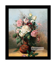 Bouquet of Roses - Framed Art Print