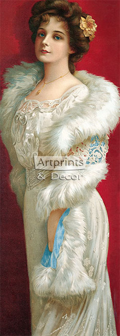 Elegance In Fur - Framed Art Print