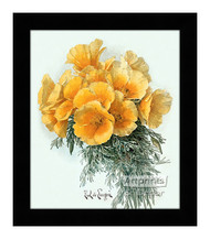 Yellow Poppies - Framed Art Print