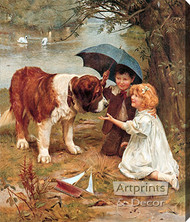 Room for One More by Arthur J. Elsley - Stretched Canvas Art Print