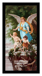 The Protecting Angel - Framed Art Print