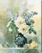 Lilacs & Roses by Paul de Longpre - Stretched Canvas Art Print