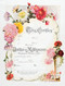 Chrysanthemum Marriage Certificate - Art Print