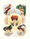 Paris Hats For The Early Autumn by The Delineator Magazine - Framed Art Print