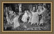 Young Girls At Party - Framed Art Print