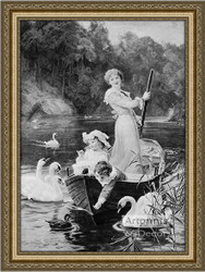 The Home Of The Swans - Framed Art Print