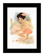 The Girl For A Supper - Framed Art Print