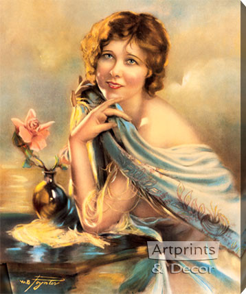 Charming, Stretched Canvas Art Print By W.B. Poynter At ...