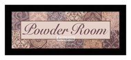 *Powder Room Purple - Framed Art Print