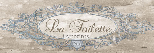 La Toilette Sign by Todd Williams - Framed Art Print