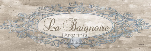 La Baignoire Sign by Todd Williams - Framed Art Print