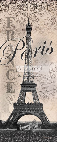 Eiffel Tower - Paris by Todd Williams - Framed Art Print