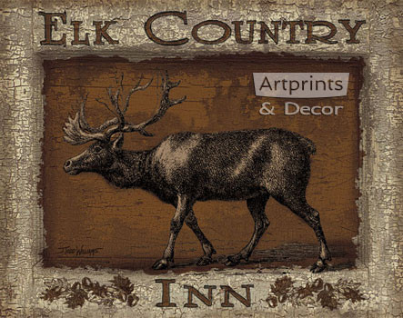 Elk Country Inn by Todd Williams - Framed Art Print